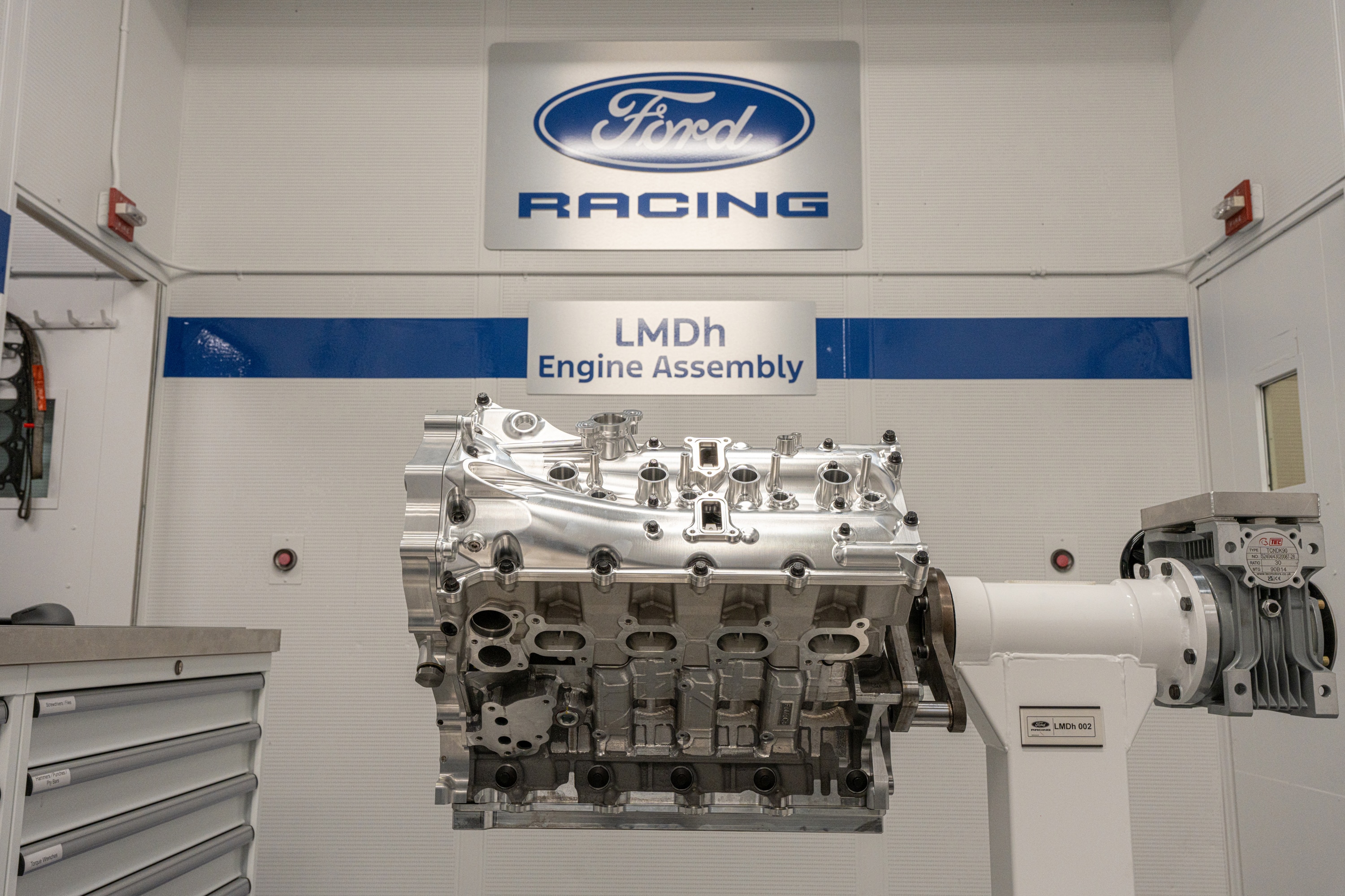The 5.4-litre Coyote-based V8 Hypercar engine catches in the dyno cell, the numbers climb, and for a few minutes, we're not in Michigan anymore. We're at Le Mans. 